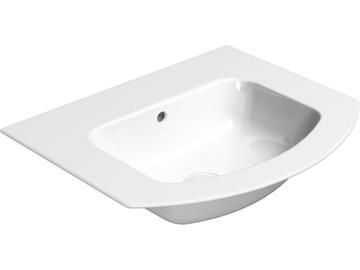 PURA 52X44 - Ceramic washbasin with overflow by GSI ceramica - view 2